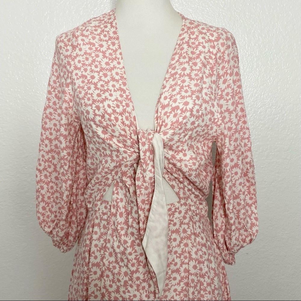 BNDI Pink Floral Print Dress - Picture 3 of 7